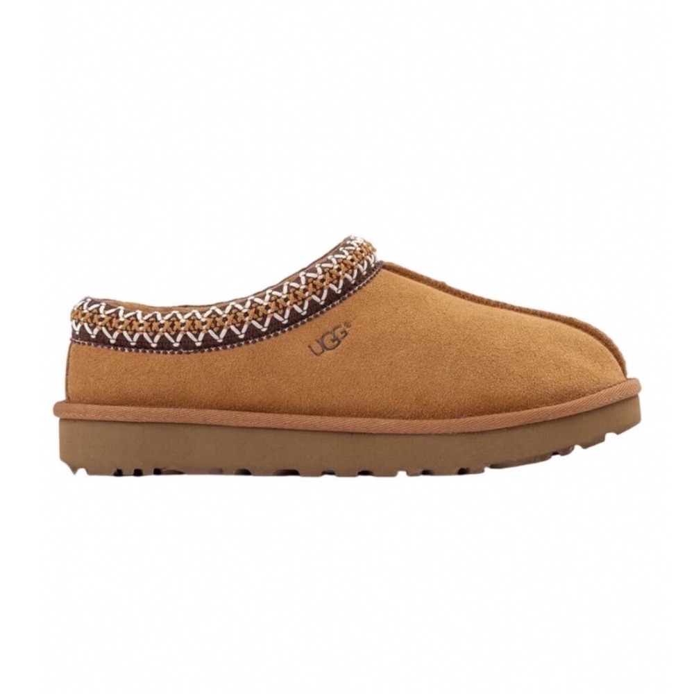 Ugg Vintage Chestnut Suede Tasman 2 Slippers Girls Size 4